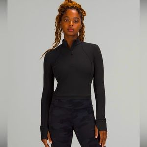 LuLuLemon It’s Rulu Run Half-zip cropped